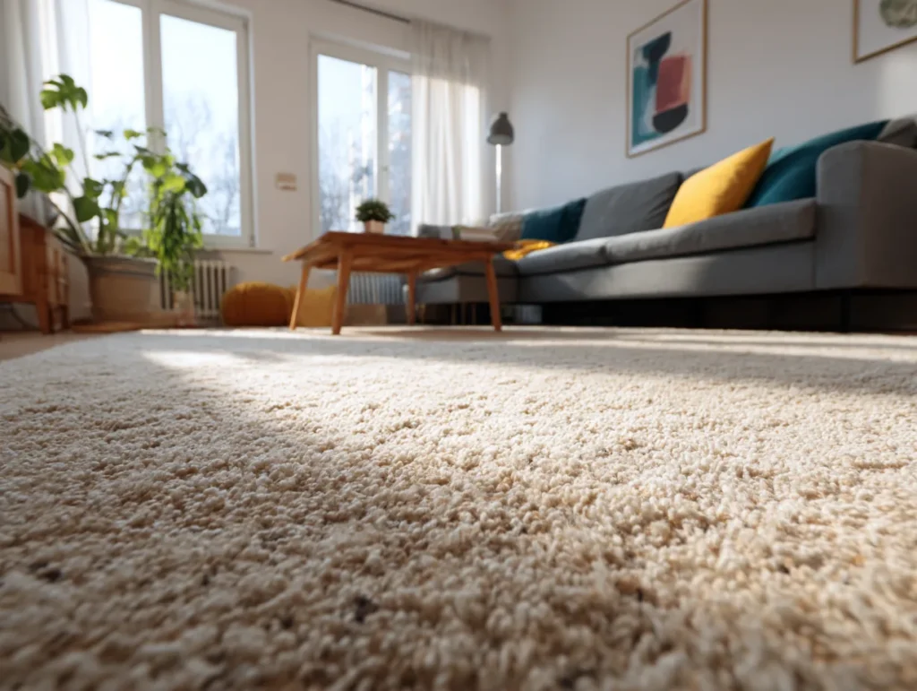 Carpet after cleaning